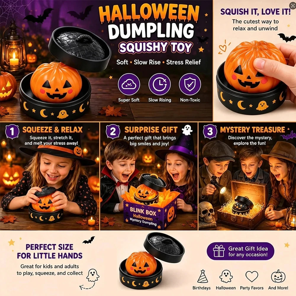 Halloween Dumpling Squeeze Toy