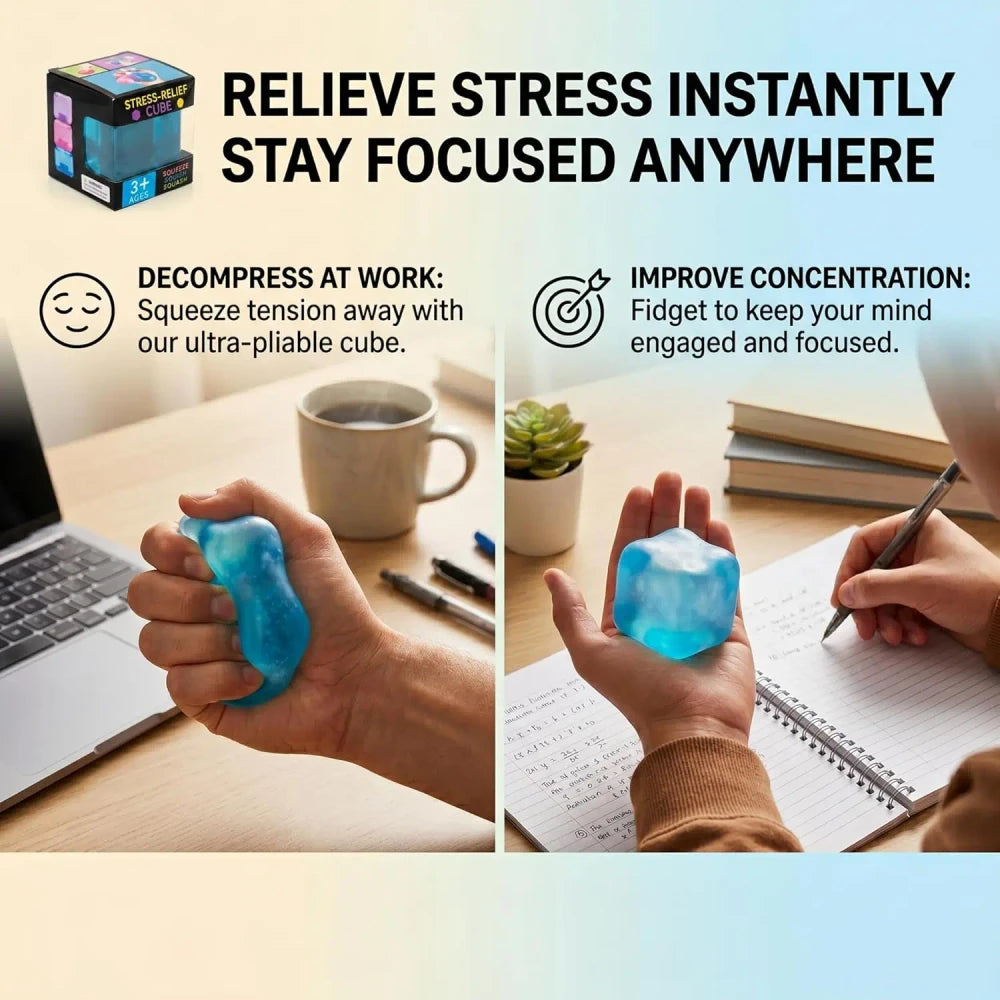 Ice Cube Squishy Toy