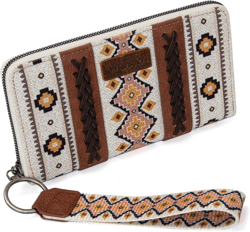 Western Aztec Wristlet Wallet