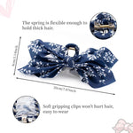 Bow Hair Claw Clips