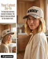 Embroidered Mom Trucker Hat