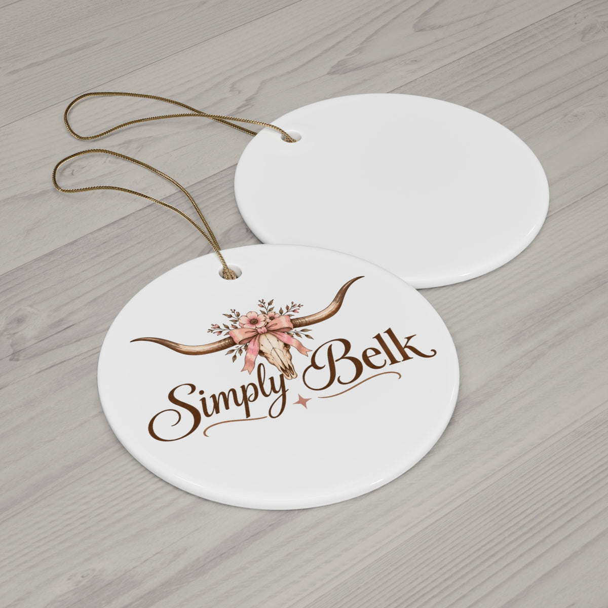 Design Your Own Ceramic Ornament — Holiday Keepsake