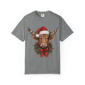 Christmas Highland Cow Tee