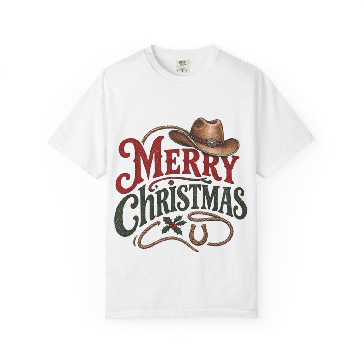 Merry Christmas Cowboy Tee