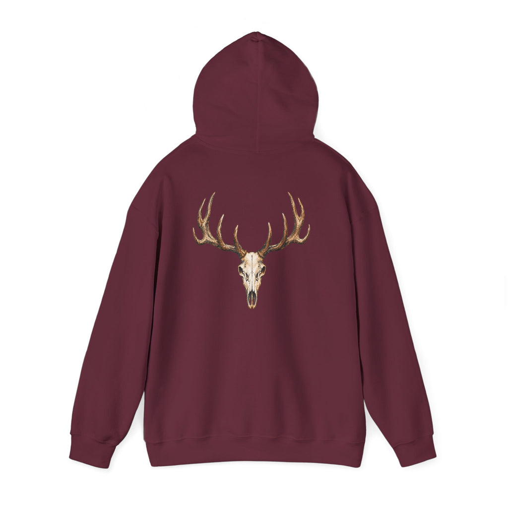 Elk Skull Antler Hoodie