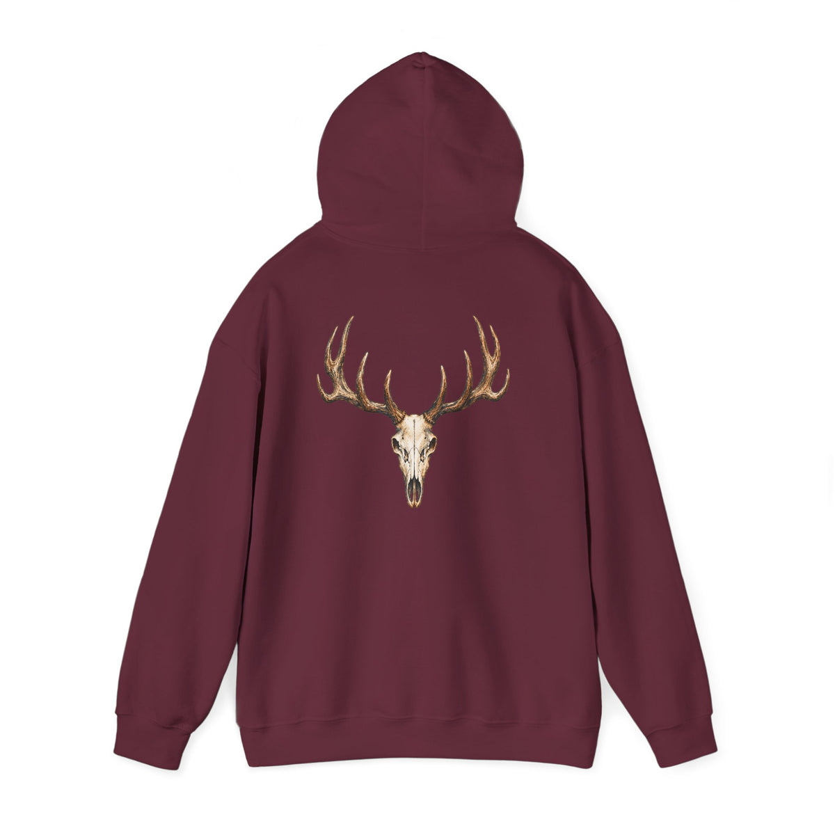 Elk Skull Antler Hoodie